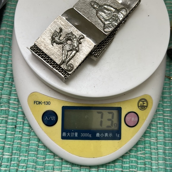 🖤Vtg Dragon & Buddha panel bracelet - Picture 10 of 11
